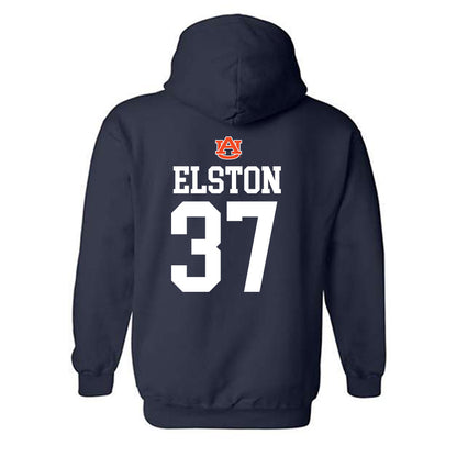 Auburn - NCAA Football : Rod Elston Replica Shersey Hooded Sweatshirt