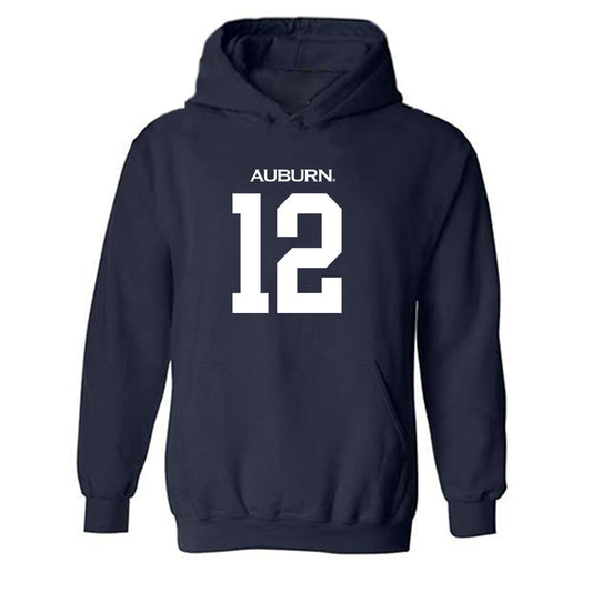 Auburn - NCAA Football : Holden Geriner Replica Shersey Hooded Sweatshirt