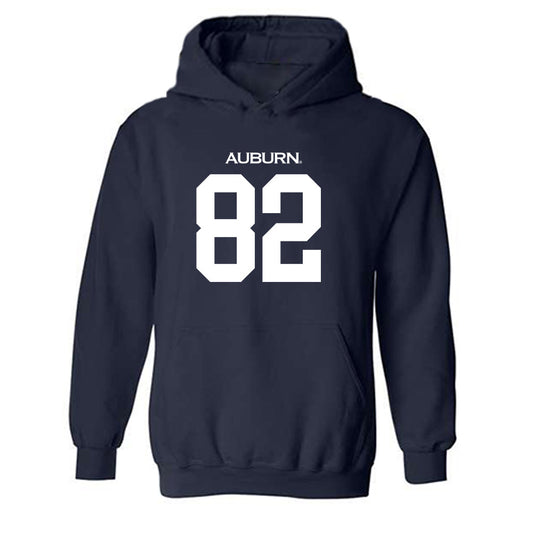 Auburn - NCAA Football : Jacob Kruse Replica Shersey Hooded Sweatshirt