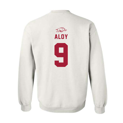 Arkansas - NCAA Baseball : Wehiwa Aloy - Crewneck Sweatshirt Replica Shersey