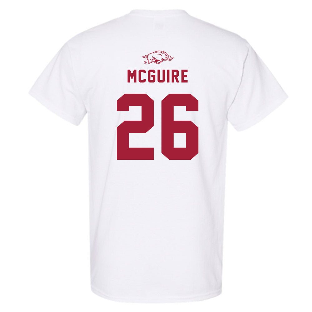 Arkansas - NCAA Baseball : Tate McGuire - T-Shirt Replica Shersey