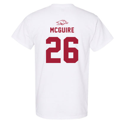 Arkansas - NCAA Baseball : Tate McGuire - T-Shirt Replica Shersey