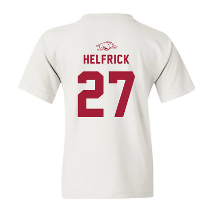 Arkansas - NCAA Baseball : Ryder Helfrick - Youth T-Shirt Replica Shersey
