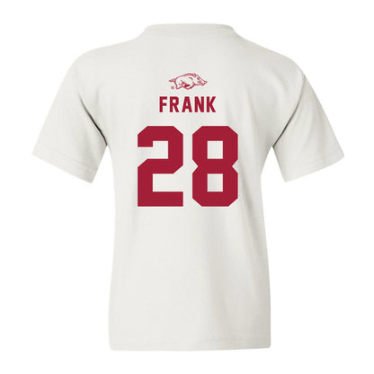 Arkansas - NCAA Baseball : Koty Frank - Youth T-Shirt Replica Shersey