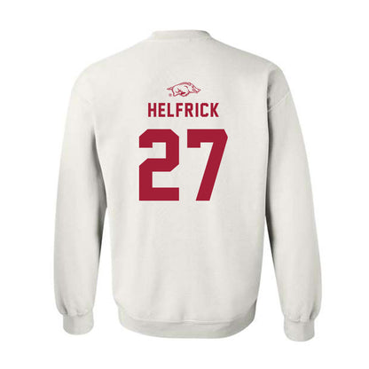 Arkansas - NCAA Baseball : Ryder Helfrick - Crewneck Sweatshirt Replica Shersey