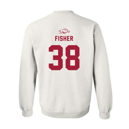 Arkansas - NCAA Baseball : Colin Fisher - Crewneck Sweatshirt Replica Shersey