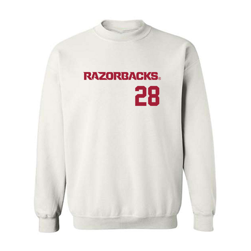 Arkansas - NCAA Baseball : Koty Frank - Crewneck Sweatshirt Replica Shersey