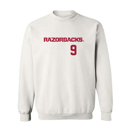 Arkansas - NCAA Baseball : Wehiwa Aloy - Crewneck Sweatshirt Replica Shersey