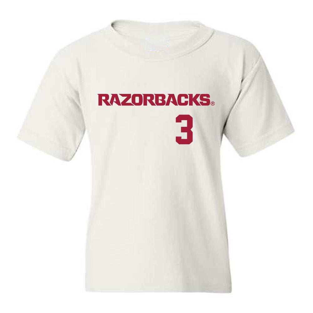 Arkansas - NCAA Baseball : Nolan Souza - Youth T-Shirt Replica Shersey