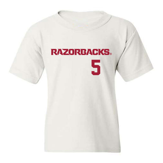 Arkansas - NCAA Baseball : Kendall Diggs - Youth T-Shirt Replica Shersey