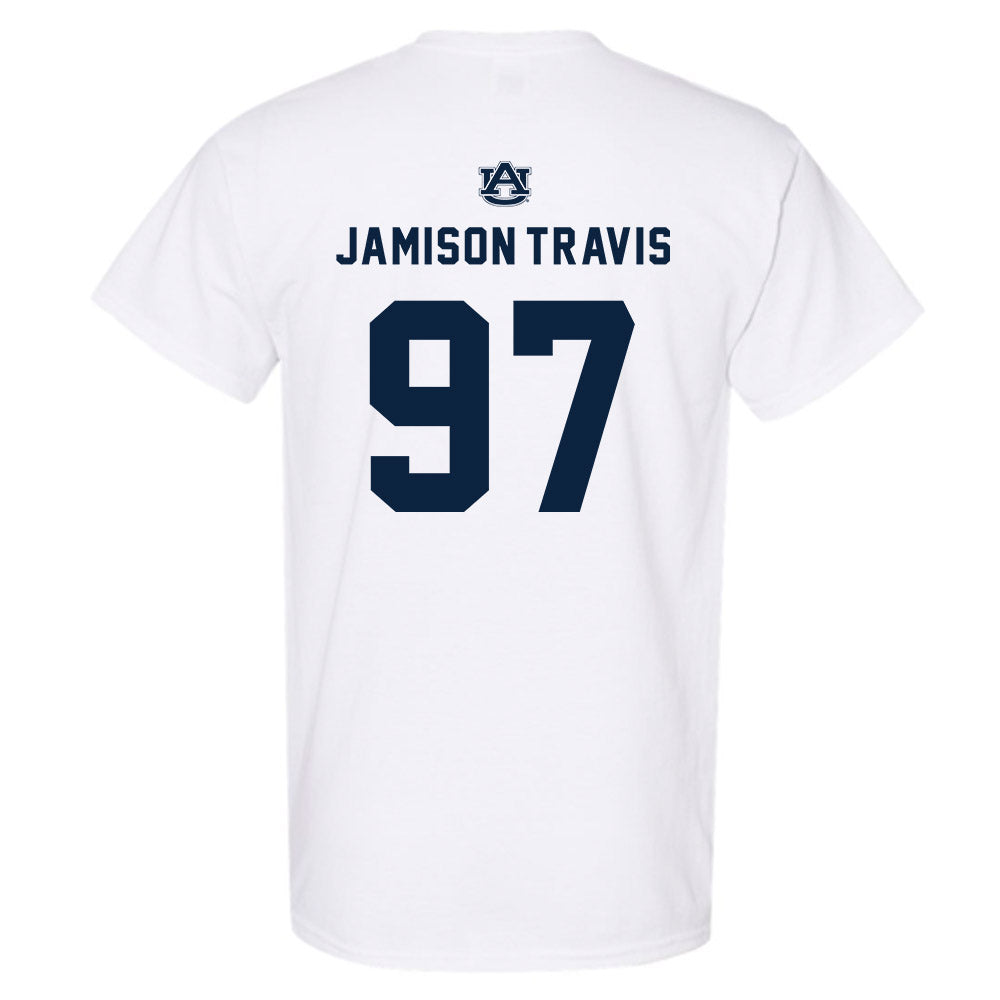 Auburn - NCAA Football : Quientrail Jamison-Travis - Short Sleeve T-Shirt