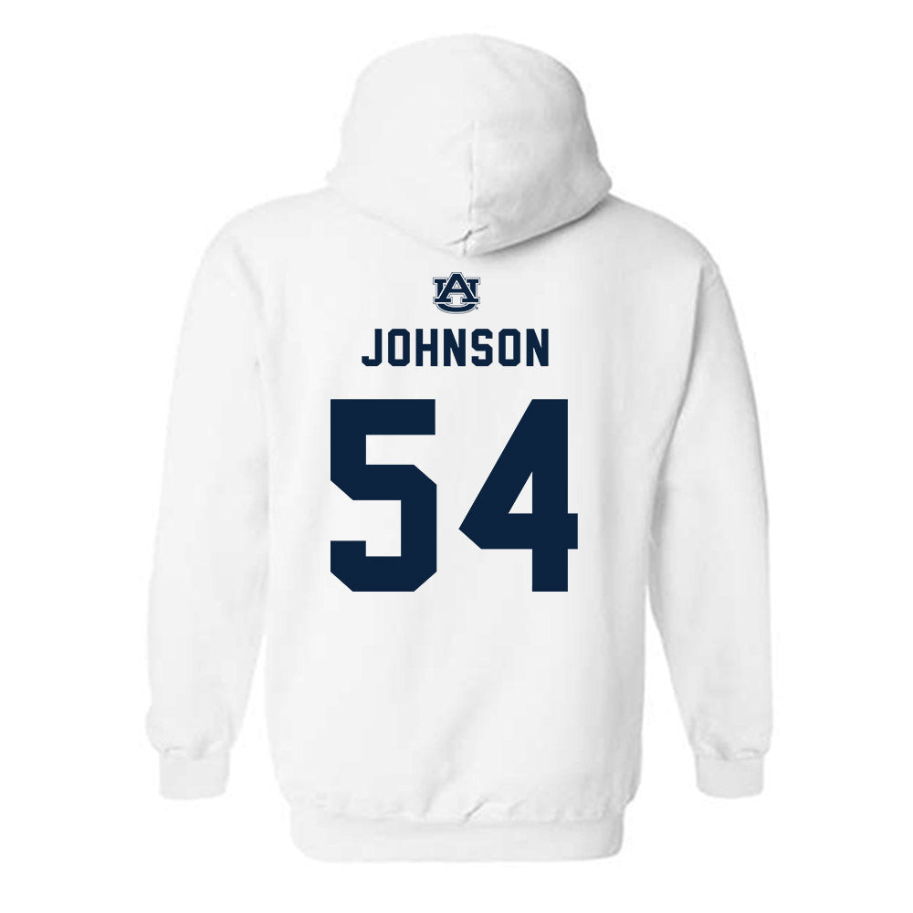 Auburn - NCAA Football : Tate Johnson Replica Shersey Hooded Sweatshirt
