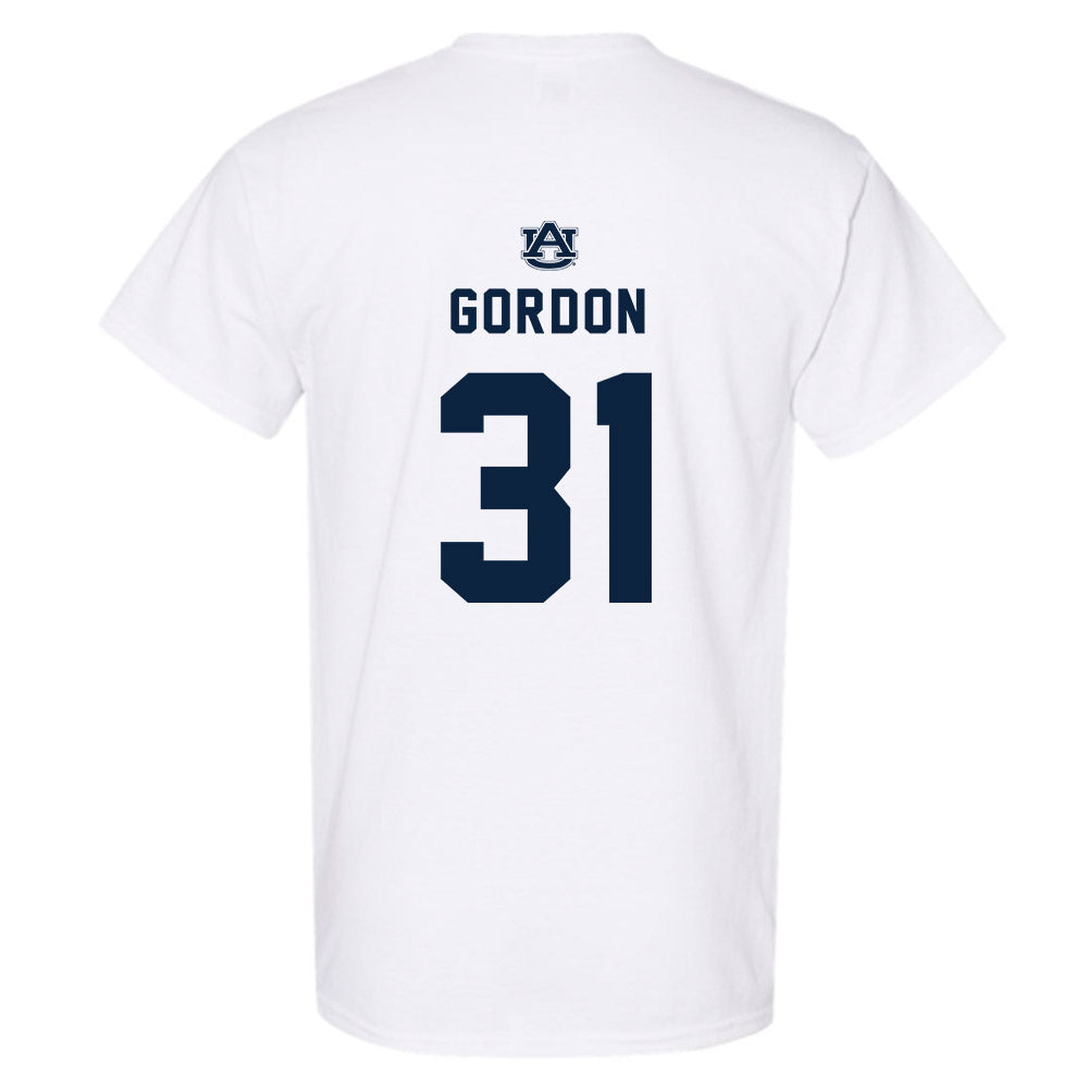 Auburn - NCAA Football : Justin Gordon Replica Shersey Short Sleeve T-Shirt