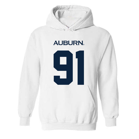 Auburn - NCAA Football : Zykeivous Walker Replica Shersey Hooded Sweatshirt