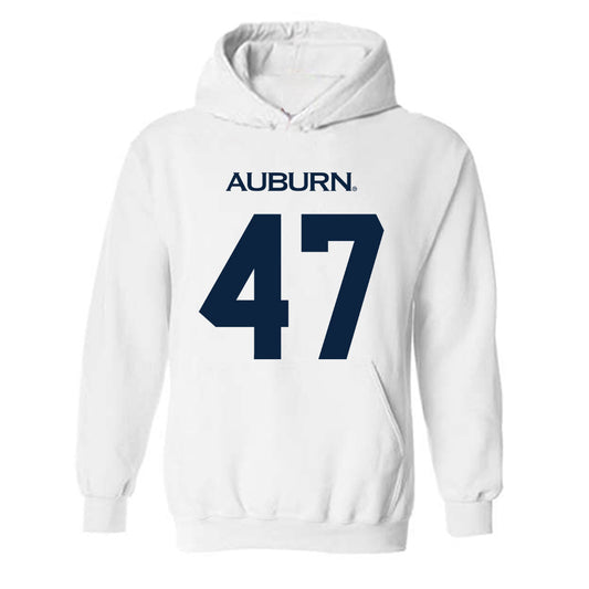 Auburn - NCAA Football : Grant Hidalgo Replica Shersey Hooded Sweatshirt
