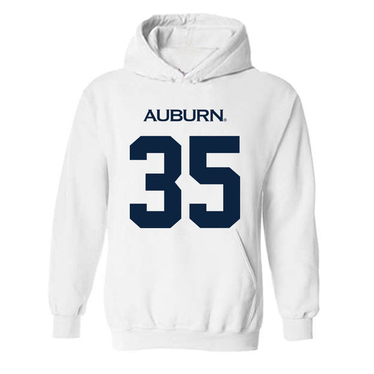 Auburn - NCAA Football : Justin Jones Replica Shersey Hooded Sweatshirt