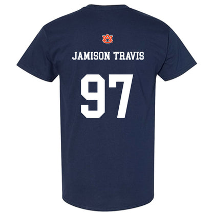 Auburn - NCAA Football : Quientrail Jamison-Travis - Short Sleeve T-Shirt