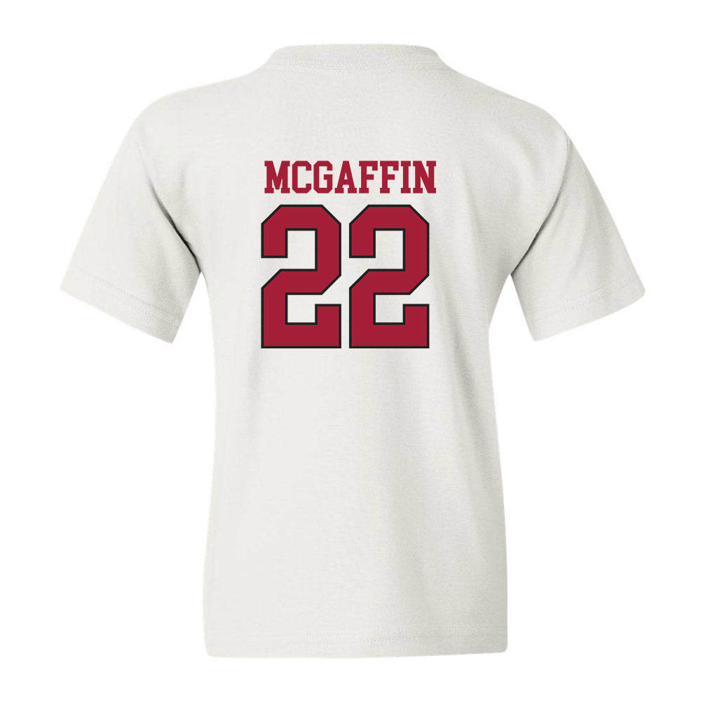 Arkansas - NCAA Softball : Nikki McGaffin - Youth T-Shirt Replica Shersey