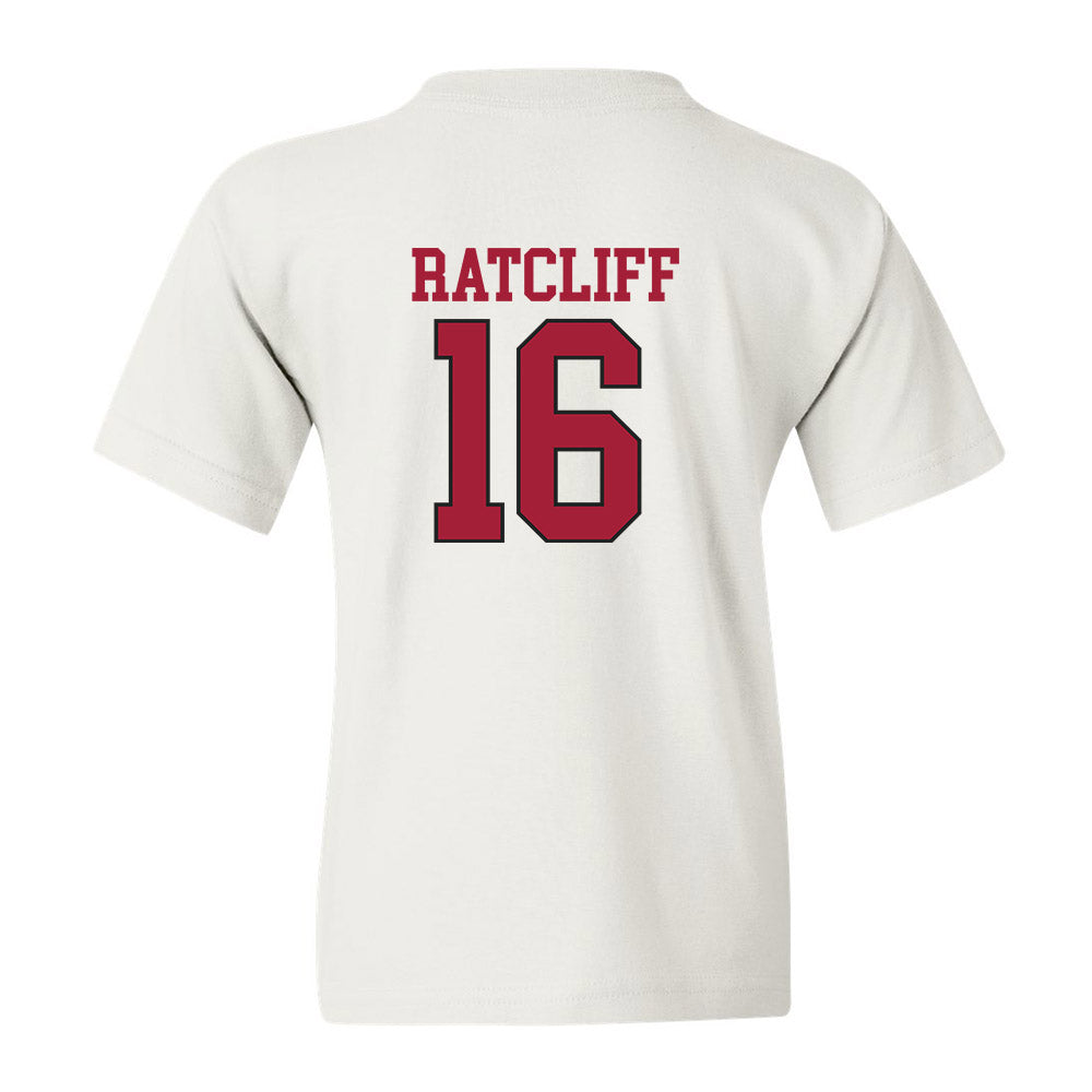 Arkansas - NCAA Softball : Carlee Ratcliff - Youth T-Shirt Replica Shersey