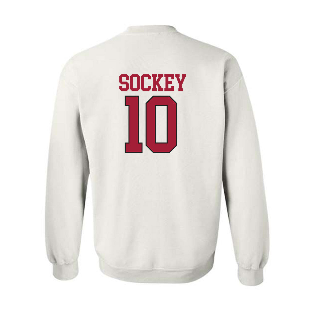 Arkansas - NCAA Softball : Ally Sockey - Crewneck Sweatshirt Replica Shersey