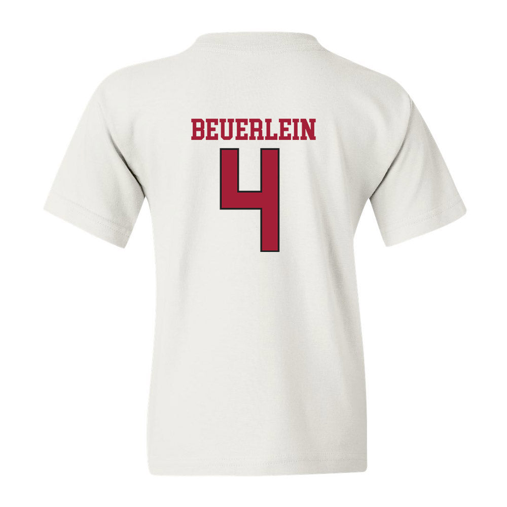 Arkansas - NCAA Softball : Reis Beuerlein - Youth T-Shirt Replica Shersey