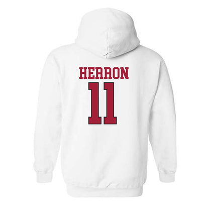 Arkansas - NCAA Softball : Robyn Herron - Hooded Sweatshirt Replica Shersey