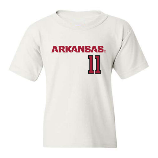 Arkansas - NCAA Softball : Robyn Herron - Youth T-Shirt Replica Shersey