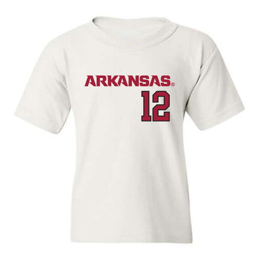 Arkansas - NCAA Softball : Cylie Halvorson - Youth T-Shirt Replica Shersey