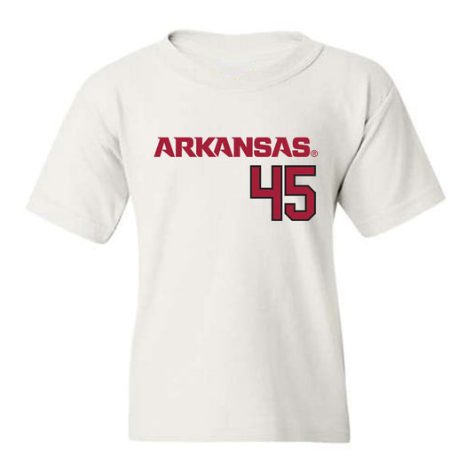 Arkansas - NCAA Softball : Jayden Wells - Youth T-Shirt Replica Shersey