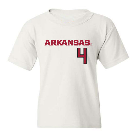 Arkansas - NCAA Softball : Reis Beuerlein - Youth T-Shirt Replica Shersey