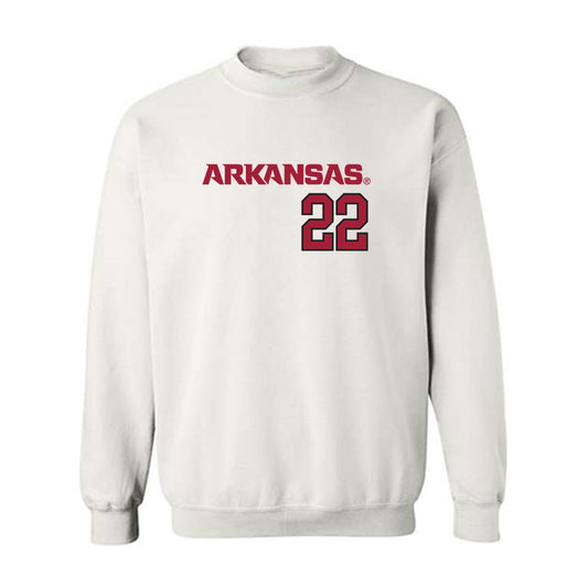 Arkansas - NCAA Softball : Nikki McGaffin - Crewneck Sweatshirt Replica Shersey