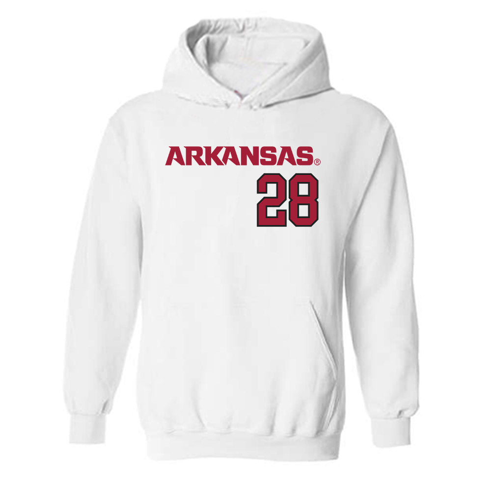 Arkansas - NCAA Softball : Rylin Hedgecock - Hooded Sweatshirt Replica Shersey