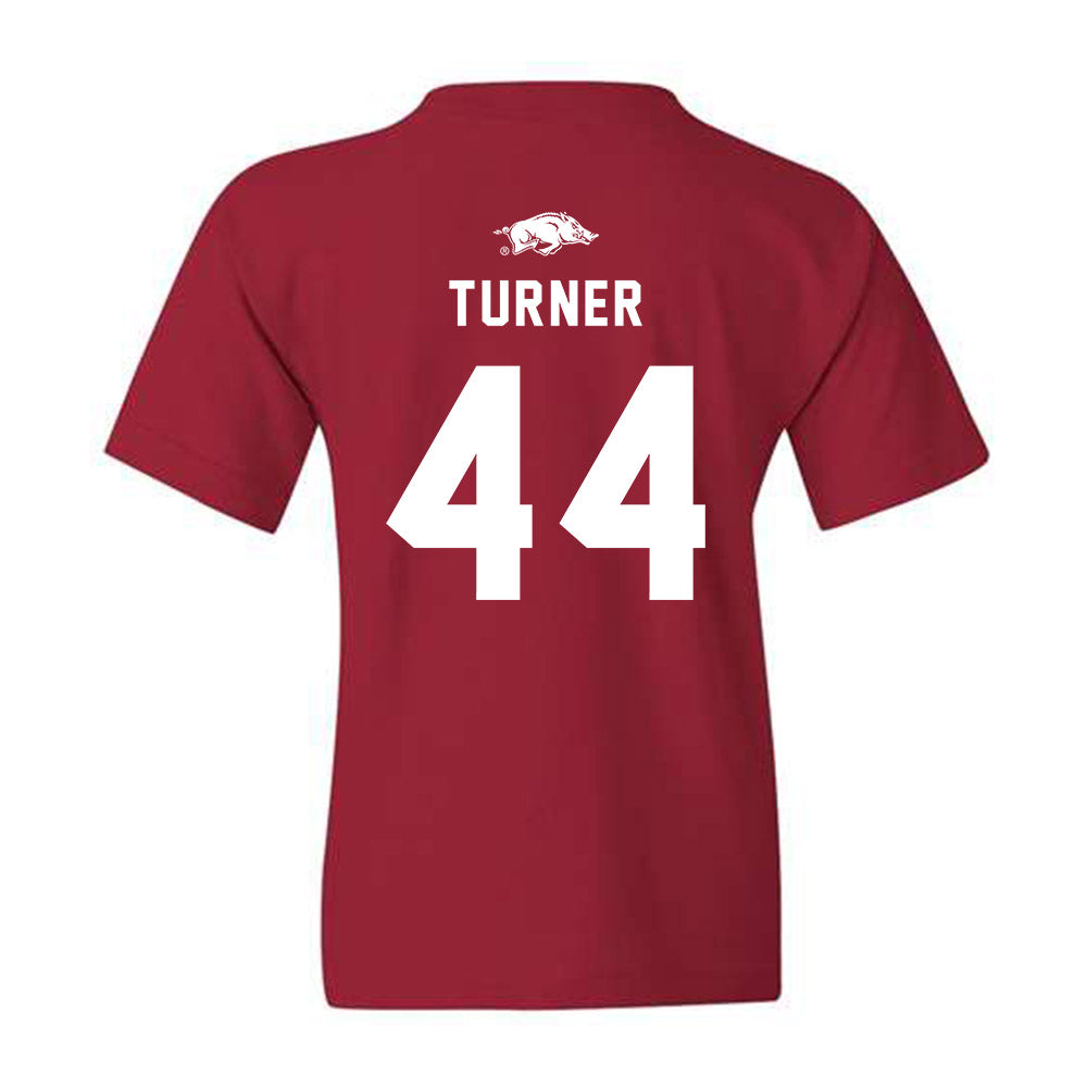 Arkansas - NCAA Softball : Callie Turner - Youth T-Shirt Replica Shersey