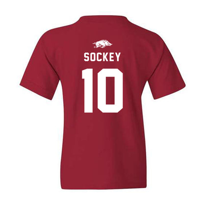 Arkansas - NCAA Softball : Ally Sockey - Youth T-Shirt Replica Shersey