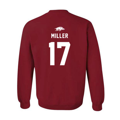 Arkansas - NCAA Softball : Kennedy Miller - Crewneck Sweatshirt Replica Shersey