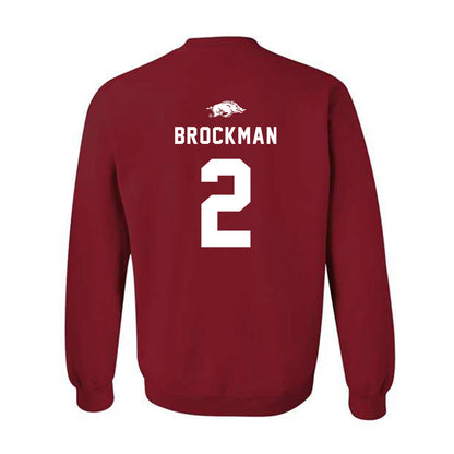 Arkansas - NCAA Softball : Kylie Brockman - Crewneck Sweatshirt Replica Shersey