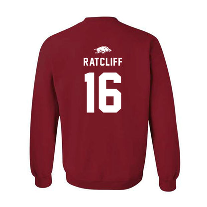 Arkansas - NCAA Softball : Carlee Ratcliff - Crewneck Sweatshirt Replica Shersey