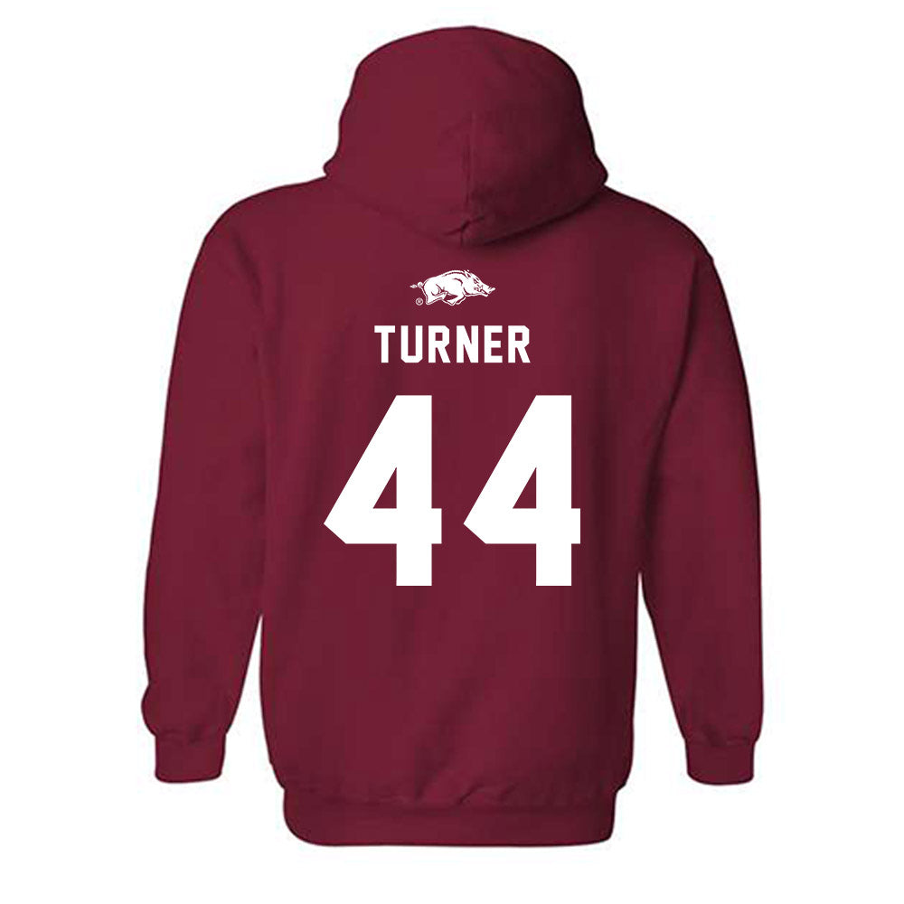 Arkansas - NCAA Softball : Callie Turner - Hooded Sweatshirt Replica Shersey