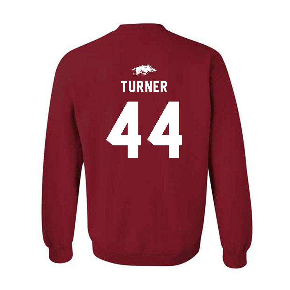 Arkansas - NCAA Softball : Callie Turner - Crewneck Sweatshirt Replica Shersey
