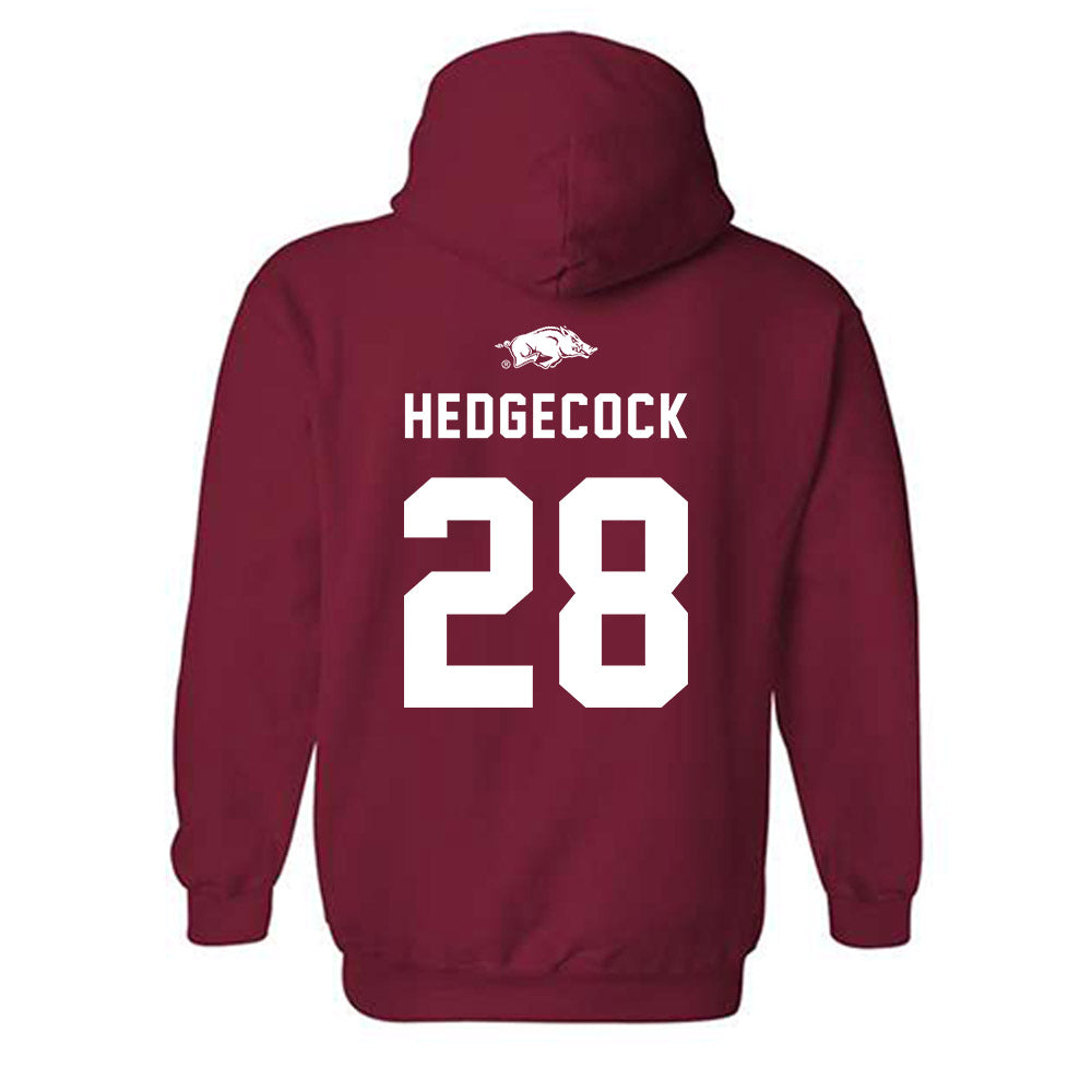 Arkansas - NCAA Softball : Rylin Hedgecock - Hooded Sweatshirt Replica Shersey