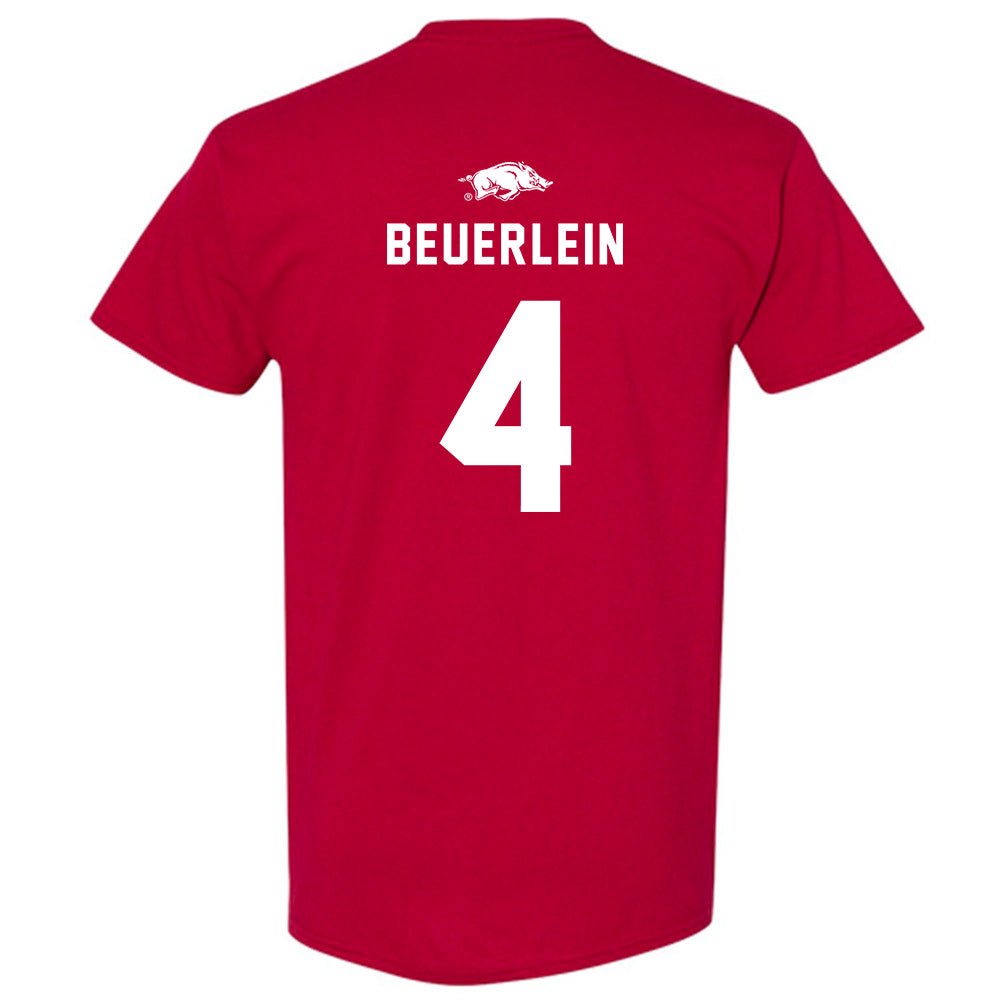 Arkansas - NCAA Softball : Reis Beuerlein - T-Shirt Replica Shersey