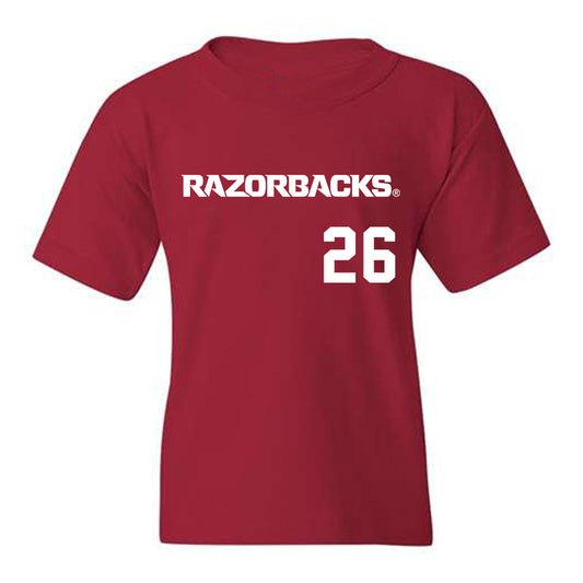 Arkansas - NCAA Softball : Atalyia Rijo - Youth T-Shirt Replica Shersey