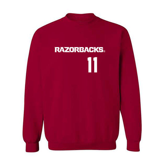 Arkansas - NCAA Softball : Robyn Herron - Crewneck Sweatshirt Replica Shersey