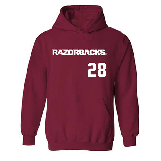 Arkansas - NCAA Softball : Rylin Hedgecock - Hooded Sweatshirt Replica Shersey