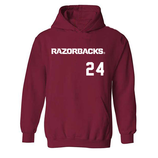 Arkansas - NCAA Softball : Nyjah Fontenot - Hooded Sweatshirt Replica Shersey