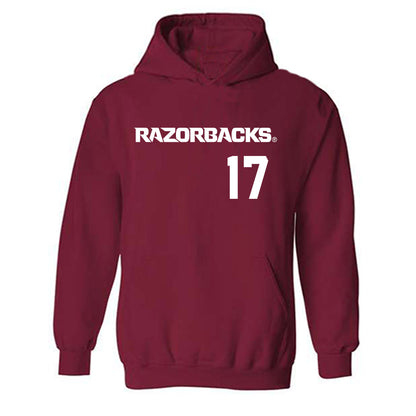 Arkansas - NCAA Softball : Kennedy Miller - Hooded Sweatshirt Replica Shersey