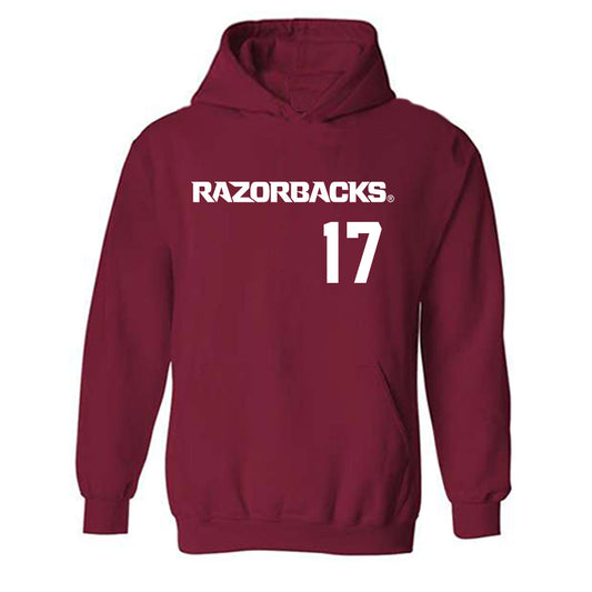 Arkansas - NCAA Softball : Kennedy Miller - Hooded Sweatshirt Replica Shersey