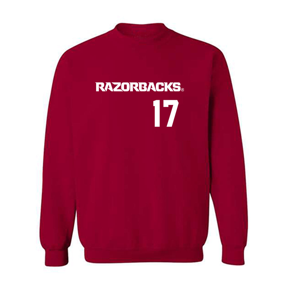 Arkansas - NCAA Softball : Kennedy Miller - Crewneck Sweatshirt Replica Shersey