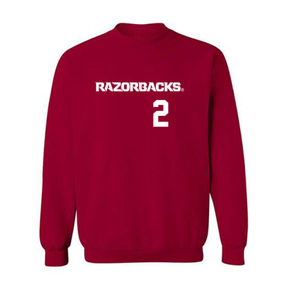 Arkansas - NCAA Softball : Kylie Brockman - Crewneck Sweatshirt Replica Shersey