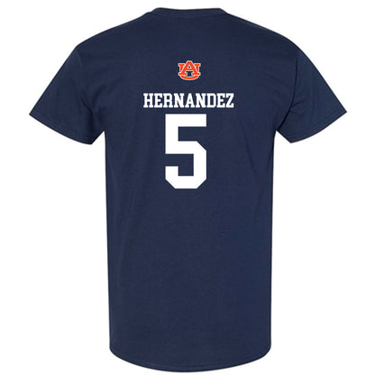 Auburn - NCAA Baseball : Javon Hernandez - T-Shirt Replica Shersey